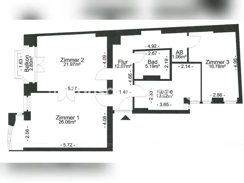 Tauschwohnung: 3 Zim. /100qm Altbau Wedding gegen 2-3 Zim. im SW von Berlin — photo 1